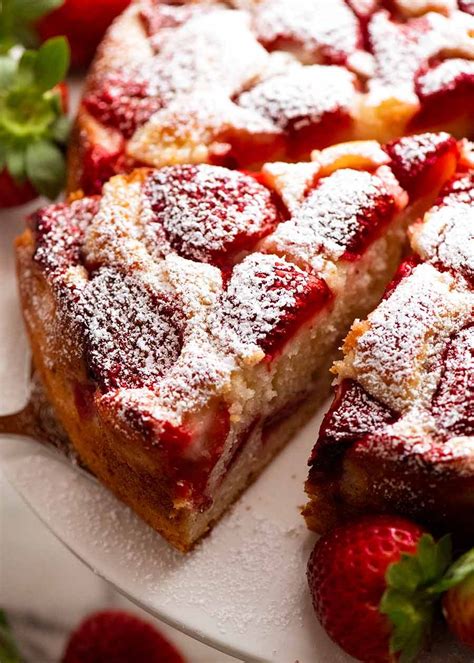 Strawberry Cake Really Easy Cake Recipe Recipetineats