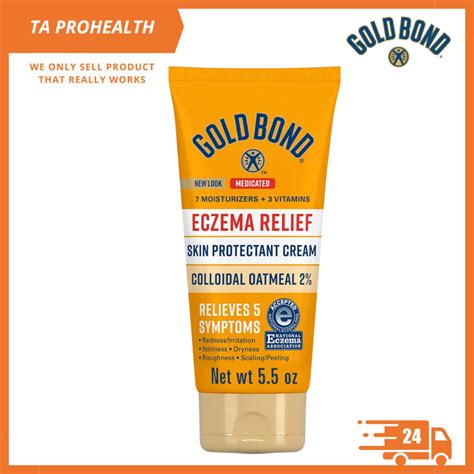 Gold Bond Medicated Eczema Relief Skin Protectant Cream 2 Colloidal Oatmeal 155g Shopee Malaysia