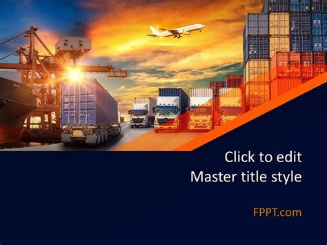 Free Logistics And Transportation Powerpoint Template