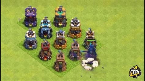 Momma Super Pekka Vs Every Level Defence Clash Of Clans Best Gameplay