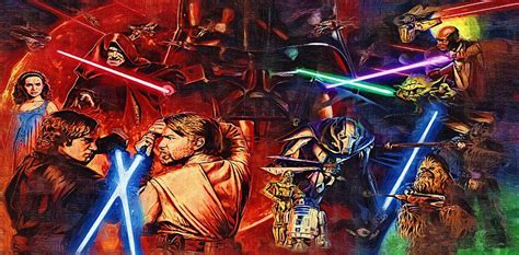 Star Wars Saga Poster Digital Art by Larry Jones - Fine Art America