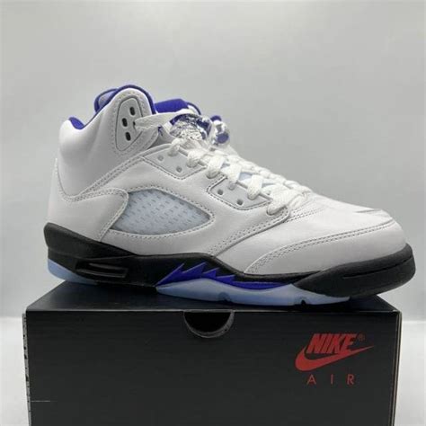 2022 Nike Air Jordan 5 V Retro Dark Concord 4 14 White Black DD0587 141