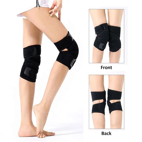 2pcs Auto Aquecimento Joelheiras Hot Pressure Magnetic Quente Knee