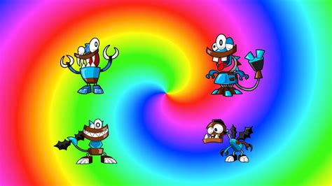 Mixels Mixes Frosticons And Fang Gang By Zaceyshark1200 On Deviantart