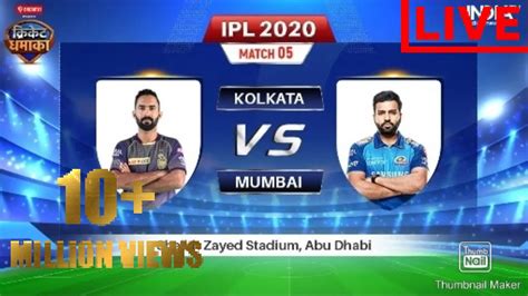 Mi Vs Kkr Mumbai Indians Vs Kolkata Knight Riders Ipl Ipl Live