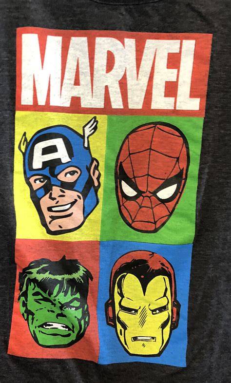 Marvel Comics Hulk Iron Man Captain America Spider M Gem