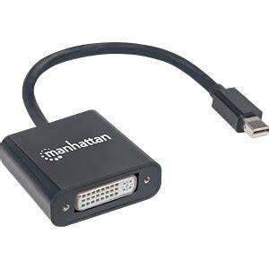 MANHATTAN 152549 DisplayPort Adapter Mini DP Male To DVI I Female At