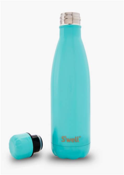 Swell The Satin 17oz Water Bottle Turquoise Blue