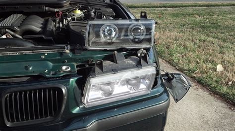 Upgrading My E M Headlights With Hella Shadowline Euro Kit