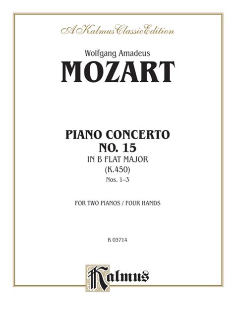 Mozart Piano Concerto No In B Flat Major K Piano Duo