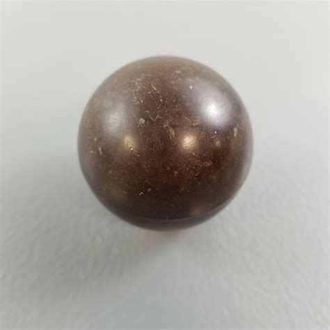 Vintage Gear Shift Knob 1 34 Brown Maroon Shifter Threaded Ball Rat