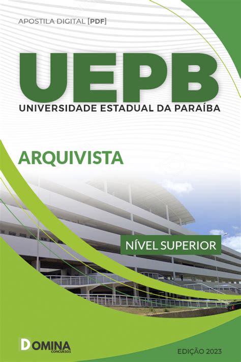 Apostila Digital Concurso Público UEPB 2023 Arquivista