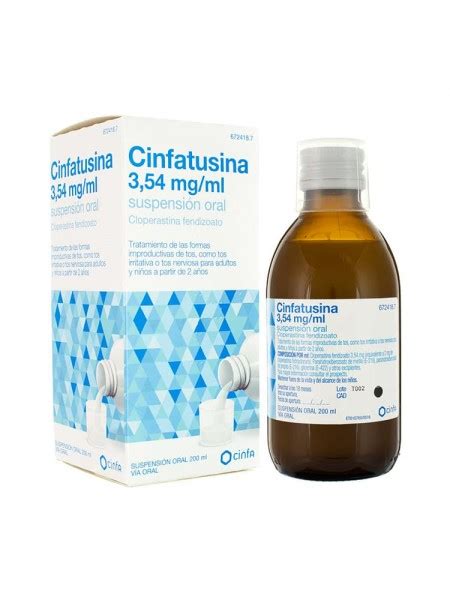 CINFATUSINA 3 54 MG ML SUSPENSION ORAL 1 FRASCO 200 ML