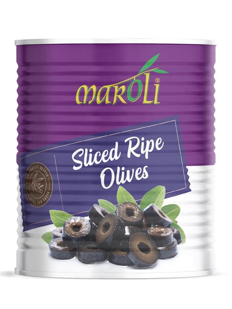 Bulk Table Sliced Black Ripe Olives Supplier In Turkey Maroli Olives