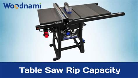 What Is A Table Saw Rip Capacity Explained In Detail