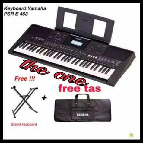 Jual Keyboard Yamaha Psr E463 Tas Stand Original Resmi Yamaha