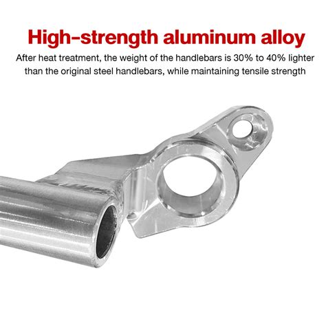 Alloy Nui Alloy Naked Handle Bar Raider Carb R Fi Xrm Rs