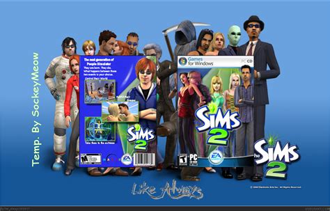 Viewing Full Size The Sims 2 Box Cover