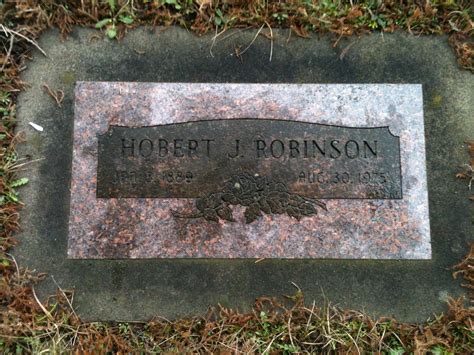 Hobert James Robinson 1888 1975 Mémorial Find A Grave