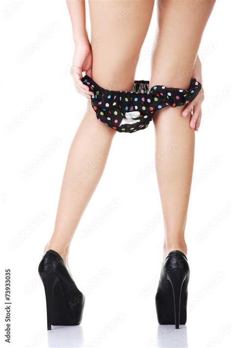 Back View Of Sexy Female Legs In High Heels Stock Photo Adobe Stock