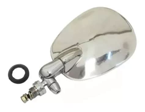 Espelho Retrovisor Raquete Fusca Brasilia Tl Tc Inox Unidade