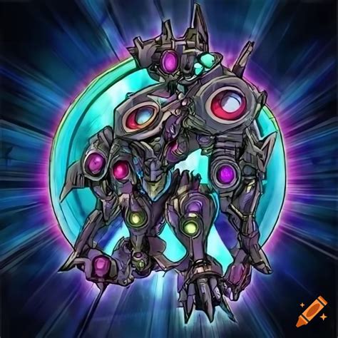 Futuristic Mechanical Entity Artwork In Yu Gi Oh Style On Craiyon