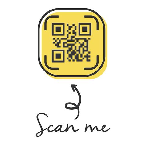 Código Qr Para El Teléfono Inteligente Inscripción Escanéame Con El Icono Del Teléfono