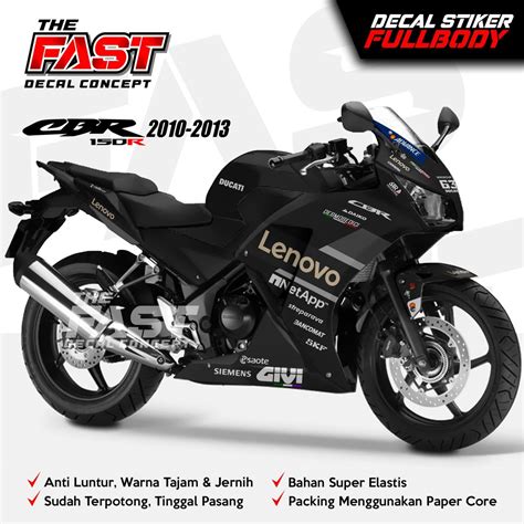 Jual TERBARU DECAL HONDA CBR K45 FULLBODY STRIPING STICKER LIST