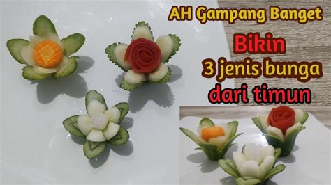 TUTORIAL MEMBUAT GARNISH TIMUN YANG GAMPANG BANGET YouTube