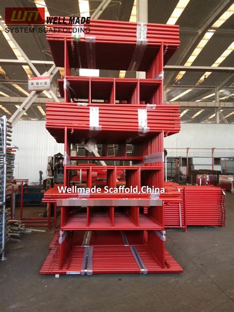 Construction Formwork Walking Ladder Frame H Frame Support Scaffolding