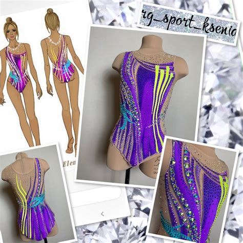 An Image Of A Woman S Leotard And Swimsuit With Sequins On It