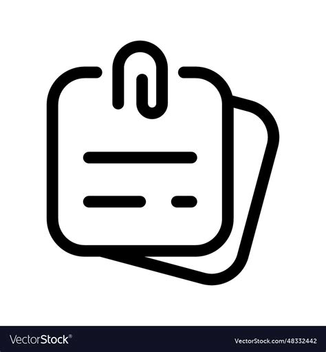 note icon royalty  vector image vectorstock