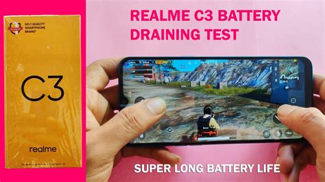 Realme C Battery Draining Test To Mah Massive Battery Youtube