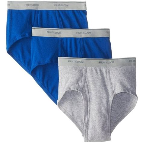 Fruit of the Loom - Fruit of the Loom Men's 3Pack White Briefs ...