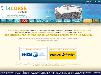 Corsica Ferries ou SNCM Réservez votre billet de bateau pour la Corse