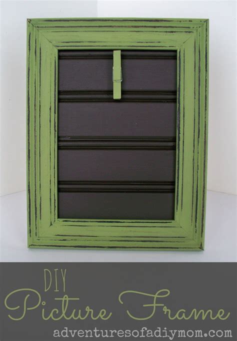 How To Make A Beadboard Picture Frame Diy Picture Frames Clothespin