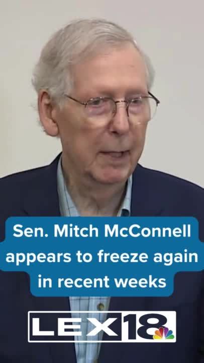 Sen Mitch McConnell Appears To Freeze Again During Kentucky Event