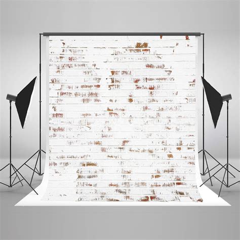 HelloDecor 5X7ft Painted Brick Wall Photographers Studio Decoration