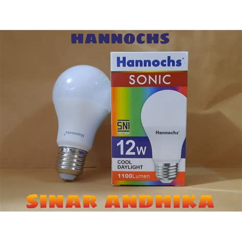 Jual Lampu Led Bulb Hannochs Sonic Warna Putih 12 Watt Jakarta Barat