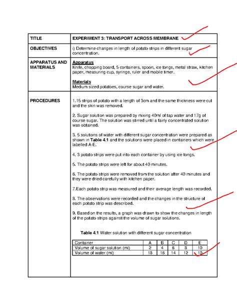 LAB Report EXP 3 SEM 1 Marked TITLE EXPERIMENT 3 TRANSPORT