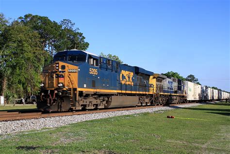 Csx Es Dc Train Q Juice Train Folkston Ga Flickr