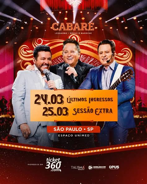 Cabar Leonardo E Bruno Marrone Acontece Neste Final De Semana