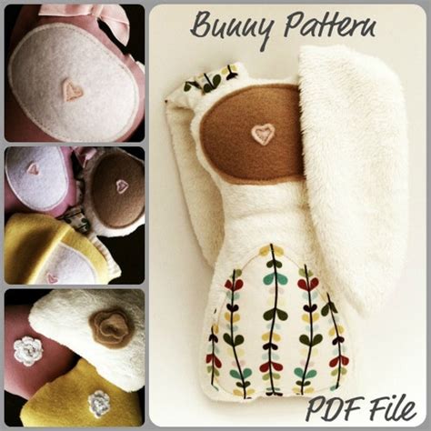 Bunny Sewing Pattern Plush Toy Bunny Pattern Instant Etsy