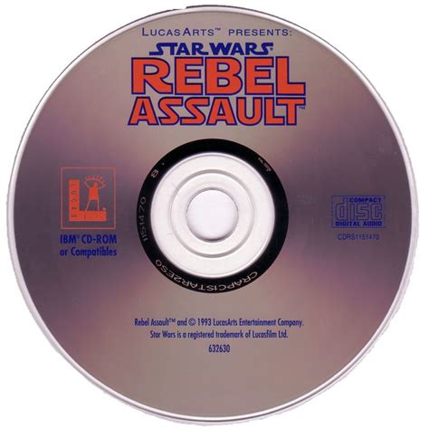 Star Wars Rebel Assault 1993 Dos Box Cover Art Mobygames