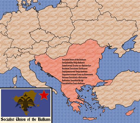 Socialist Union Of The Balkans Sub Rimaginarymaps