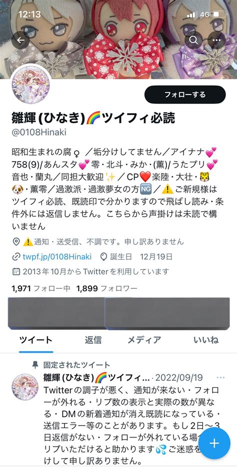 なつめ On Twitter 【注意喚起】雛輝（ひなき）🌈ツイフィ必読 0108hinaki さまとのお取引で、約束後8日間無視され続け