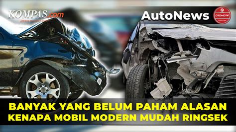 Video Toyota Avanza Ringsek Usai Tabrakan Efek Crumple Zone