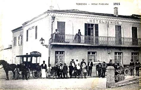 ORAN DES ANNEES 50 B VILLES D ALGERIE E EBESSA HOTEL FABIANI 1915