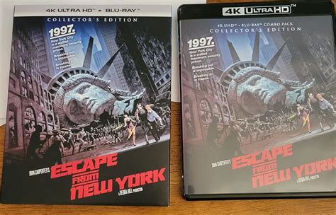 Escape From New York Collector S Edition 4K UHD Hobbies Toys