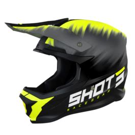 Shot Helmet Furious Versus Neon Yellow Matt Chromeburner